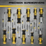 11PCS Magnetic Screwdriver Set Phillips & Flat Head with Magnetizer Tool - Image 8