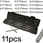 11pcs SDS Plus Masonry Drill Bit Set – Carbide Hammer Drill Bits for Concrete