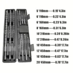 11pcs SDS Plus Masonry Drill Bit Set – Carbide Hammer Drill Bits for Concrete - Image 2
