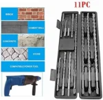 11pcs SDS Plus Masonry Drill Bit Set – Carbide Hammer Drill Bits for Concrete - Image 8
