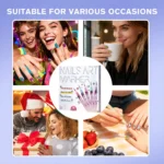 12 Colors Nail Art Pens Set 3D DIY Nail Design Marker Liner Pens - Image 5