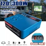 120W Lithium Battery Inverter – DC 18–21V to AC 110–220V for Makita Batteries - Image 5