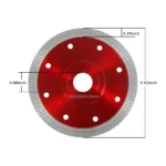 5x 125mm Diamond Tile Saw Blade – Marble, Ceramic, Stone Cutting - Image 3