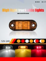 12PCS LED Side Marker Lights 12V 24V Trailer Clearance Brake Lights - Image 11