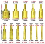 12PCS M10 Brazed Diamond Hole Saw Drill Bit Set for Tile Granite Marble - Image 10
