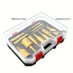 12PCS M10 Brazed Diamond Hole Saw Drill Bit Set for Tile Granite Marble - Image 2