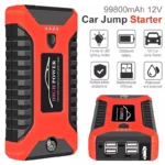12V Portable Car Emergency Jump Starter & Power Bank – Multifunctional Mobile Car Booster