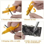 15PCS Soldering Iron Kit 60W LCD Digital Adjustable Temperature 200-450°C - Image 7