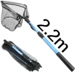 2.2m Fishing Landing Net, Telescopic Landing Net, Collapsible Kayak Fishing Net