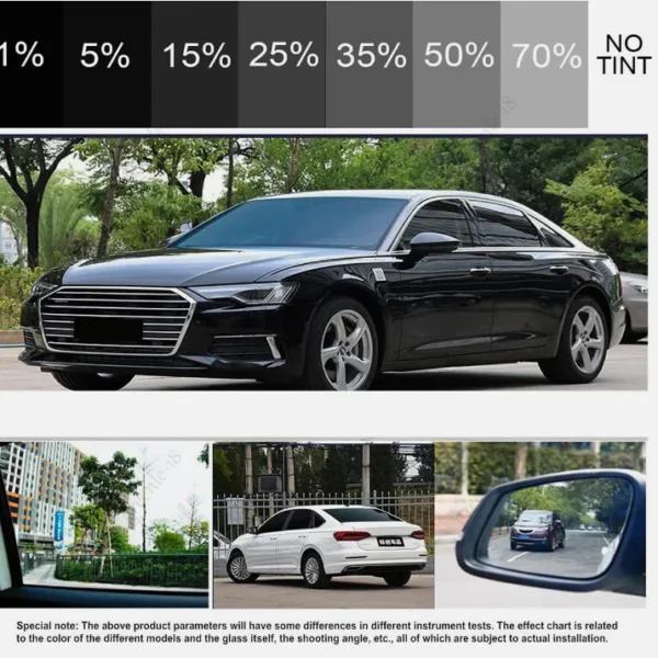 DIY 20% Car Tint Film – UV Protection & Heat-Reducing Car Window Tint