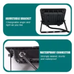 200W LED Flood Light AU Plug IP66 Outdoor Security Lamp AC200-240V - Image 3