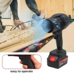 21V Mini Turbo Blower Lightweight Battery-Powered Leaf & Dust Blower 675W