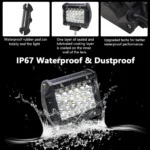 24LED 4 Inch CREE White Work Light – Waterproof Off-Road Fog & Driving Spotlight - Image 9