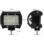 24LED 4 Inch CREE White Work Light – Waterproof Off-Road Fog & Driving Spotlight - Image 3