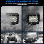 24LED 4 Inch CREE White Work Light – Waterproof Off-Road Fog & Driving Spotlight - Image 8
