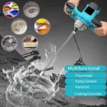 2500W Multifunctional Electric Mixer – Cement, Paint, Meat, & More - Image 5