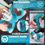2500W Multifunctional Electric Mixer – Cement, Paint, Meat, & More - Image 8