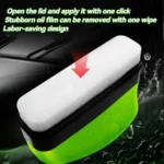 2pcs Automotive Oil Film Cleaning Brush – Reusable Car Windshield & Glass Cleaner - Image 7