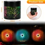 2pcs Solar-Powered Home Decor Outdoor Courtyard Exterior Wall Lights, Color-Changing - Image 9