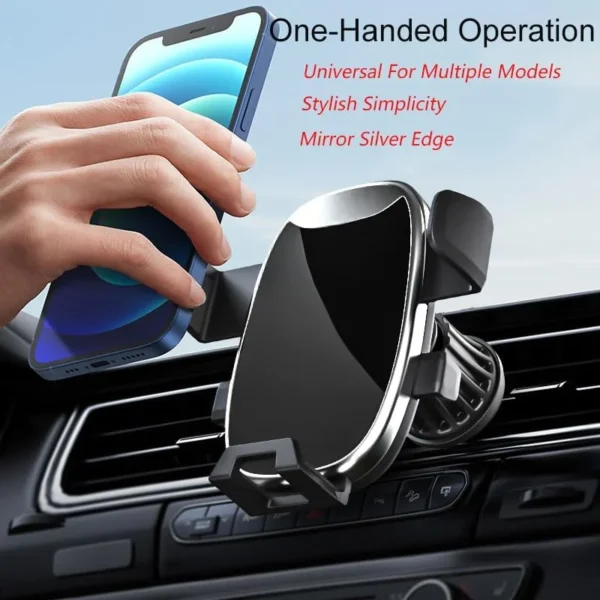 360° Air Vent Car Phone Holder – Universal Anti-Shake Mount for All Phones