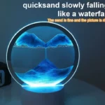 3D Sand Moving 16 Colors Changing Remote Rechargeable Light Gift