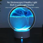 3D Sand Moving 16 Colors Changing Remote Rechargeable Light Gift - Image 6