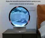 3D Sand Moving 16 Colors Changing Remote Rechargeable Light Gift - Image 4