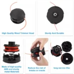 3PCS Speed-Feed Trimmer Head – Fast Loading 4.1” Universal Lawn Mower & Brush Cutter Heads - Image 8