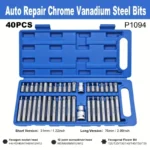 40PCS Hex, Torx & Spline Socket Bit Set – Car Repair Auto Tools with 3/8” & 1/2” Drive