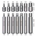 40PCS Hex, Torx & Spline Socket Bit Set – Car Repair Auto Tools with 3/8” & 1/2” Drive - Image 3