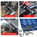 40PCS Hex, Torx & Spline Socket Bit Set – Car Repair Auto Tools with 3/8” & 1/2” Drive - Image 6