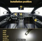 42PCS Car Interior LED Light Kit – T10 12V Dome, Map, License Plate & Trunk Bulbs - Image 3