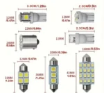 42PCS Car Interior LED Light Kit – T10 12V Dome, Map, License Plate & Trunk Bulbs - Image 8