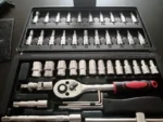 46PCS Mini Ratchet Screwdriver & Socket Set – Auto Repair & DIY Tools Kit - Image 2