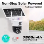 4K 8MP Dual-Lens Wireless Solar CCTV Camera – Outdoor IP Security Monitoring - Image 3