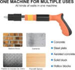 5-Speed Heavy Duty Concrete Nail Gun – Wall Penetrating Rivet Tool with 50 Nails - Image 4
