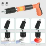 5-Speed Heavy Duty Concrete Nail Gun – Wall Penetrating Rivet Tool with 50 Nails - Image 7