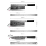 Luxury 6-Piece Damascus Steel Knife Set – Anti-Slip Handle & Honing Rod Included - Image 10