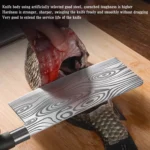 Luxury 6-Piece Damascus Steel Knife Set – Anti-Slip Handle & Honing Rod Included - Image 7