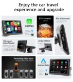 7-Inch Universal Car Player with Wireless CarPlay & Android Auto, Bluetooth Audio/Video - Image 2