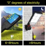 72 COB Outdoor Solar Motion Sensor Street / Wall Light with Remote Control - Image 5