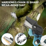Chainsaw 8-inch, Mini Chainsaw Cordless Tool Set, Battery Chainsaw with 2 Batteries - Image 6