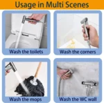 2M Handheld Toilet Bidet Faucet Sprayer Stainless Steel Bathroom Bidet Spray Set Hand Sprayer - Image 5