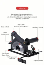 Multi-Purpose Angle Grinder Bracket – Adjustable Cutting & Durable Design - Image 11