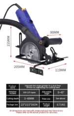Multi-Purpose Angle Grinder Bracket – Adjustable Cutting & Durable Design - Image 4