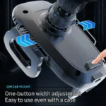 Air Vent Car Mount Holder with Wireless Charging – Universal Phone Holder & Hook - Image 5