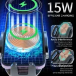 Air Vent Car Mount Holder with Wireless Charging – Universal Phone Holder & Hook - Image 6