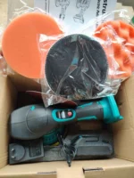 Cordless Buffer Polisher, 6 Inch Rotary car Buffer Polisher with 2 batteries - Image 2