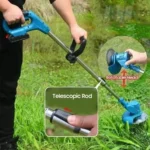 Cordless Grass Strimmer & Garden Cutter – 2 Batteries & Charger Included