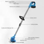 Cordless Grass Strimmer & Garden Cutter – 2 Batteries & Charger Included - Image 17